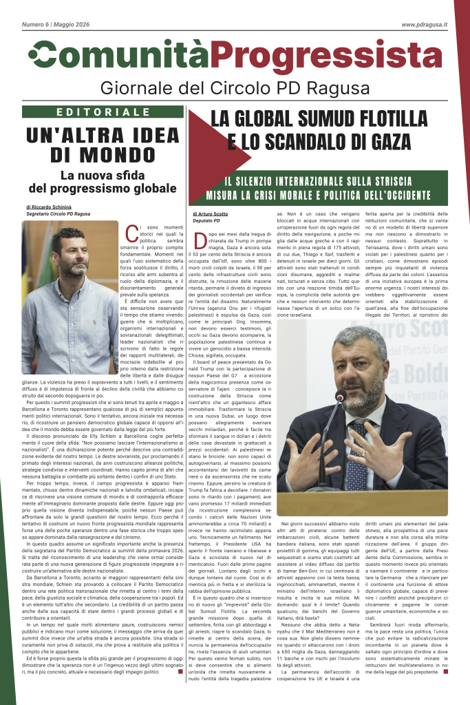 Comunità Progressista – n. 6 Maggio 2026